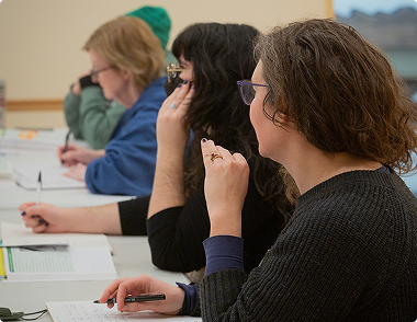 Classroom students learning